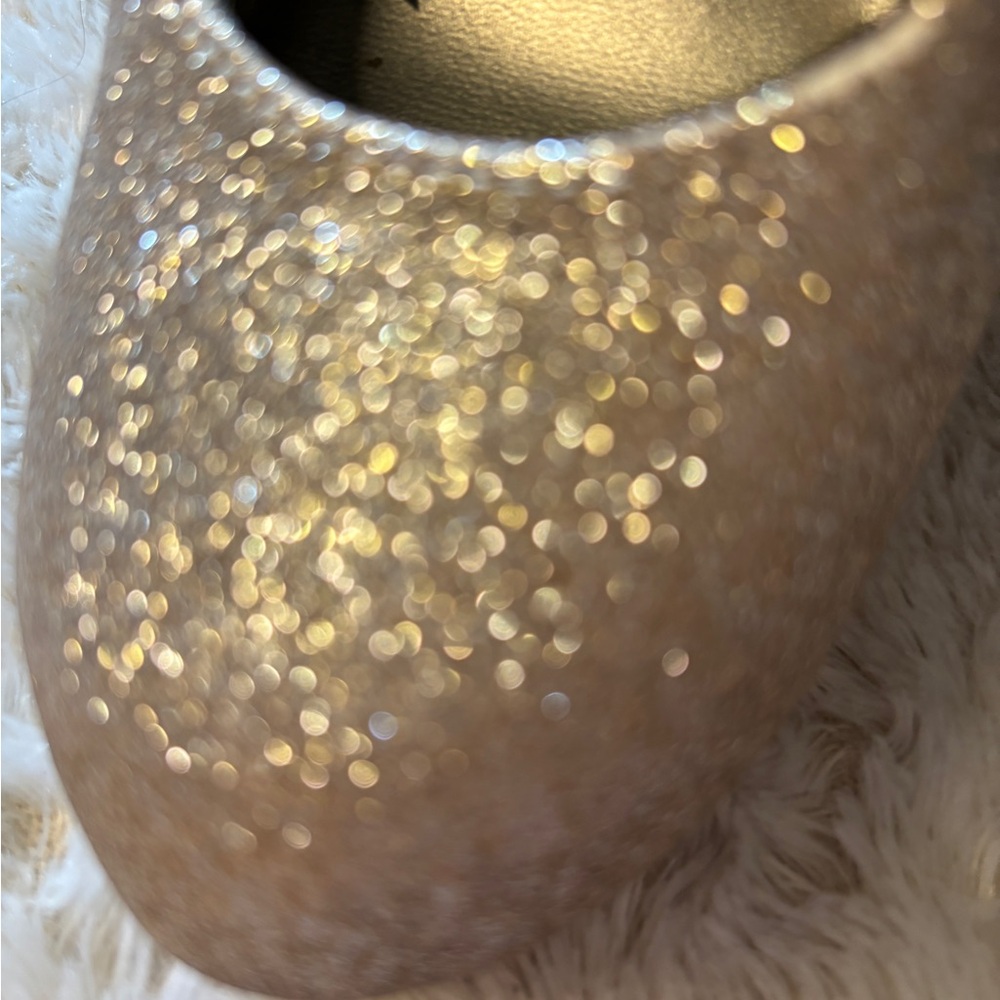 Gold Platform Heels size 8